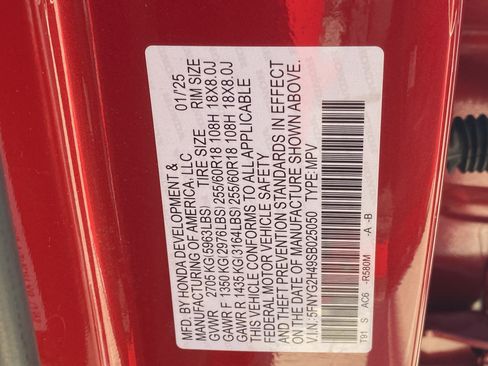 Certified 2025 Honda Pilot EX-L image 31