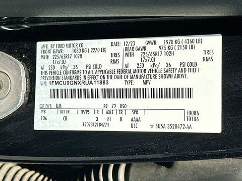Used 2024 Ford Escape Active FWD image 27
