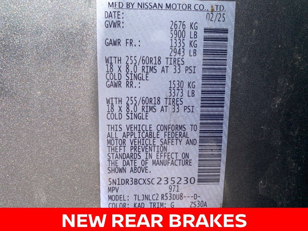 Certified 2025 Nissan Pathfinder SV AWD/4WD image 9