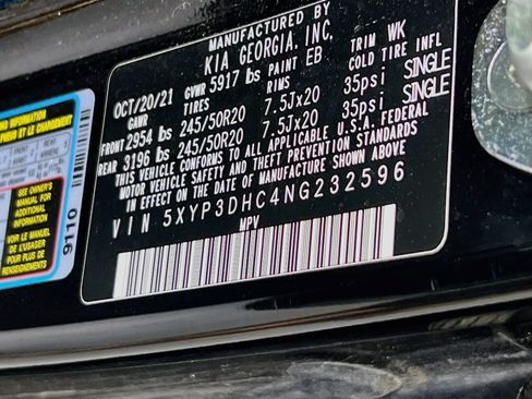 Used 2022 Kia Telluride EX w/ EX Premium Package AWD/4WD image 33