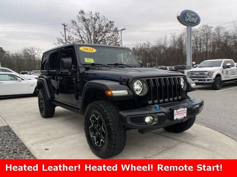 Used 2021 Jeep Wrangler Unlimited Rubicon 4xe w/ Dual Top Group image 1