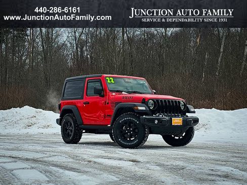 Certified 2022 Jeep Wrangler Willys image 1