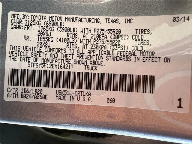 Used 2014 Toyota Tundra Limited w/ Limited Premium Package RWD image 24