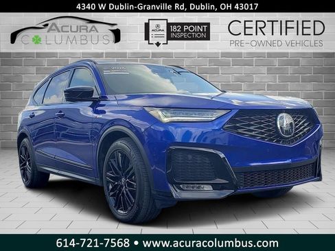 Certified 2025 Acura MDX A-Spec AWD/4WD image 1