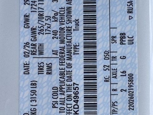 New 2026 Ford F150 XL w/ Equipment Group 103A High image 7