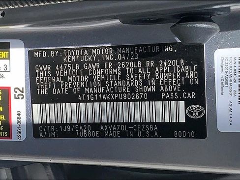 Used 2023 Toyota Camry SE FWD image 32