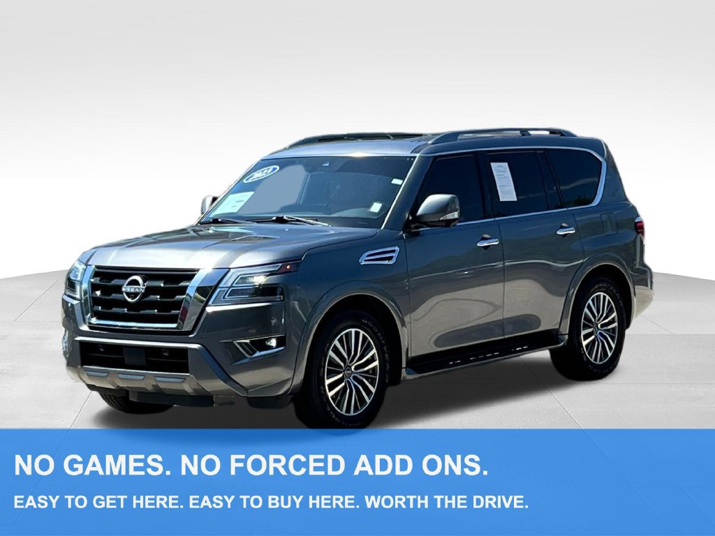 Used 2023 Nissan Armada SL w/ Captain's Chairs Package RWD image 1