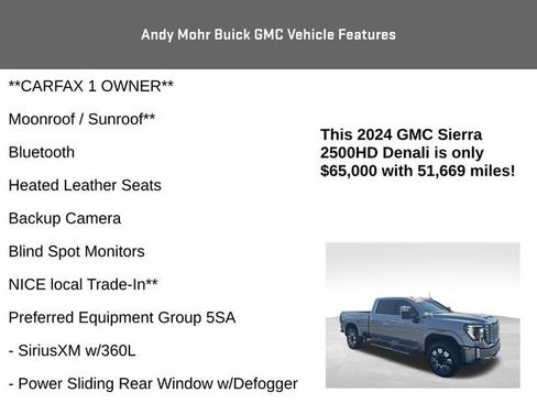 Used 2024 GMC Sierra 2500 Denali w/ Denali Reserve Package AWD/4WD image 4