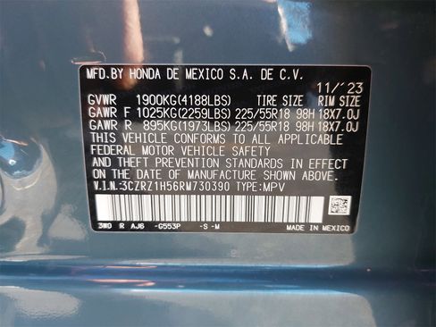 Certified 2024 Honda HR-V Sport image 38