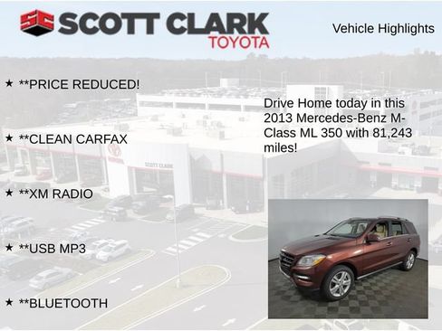 Used 2013 Mercedes-Benz ML 350 2WD image 7