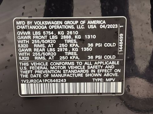 Used 2023 Volkswagen Atlas SE w/ Panoramic Sunroof Package image 30