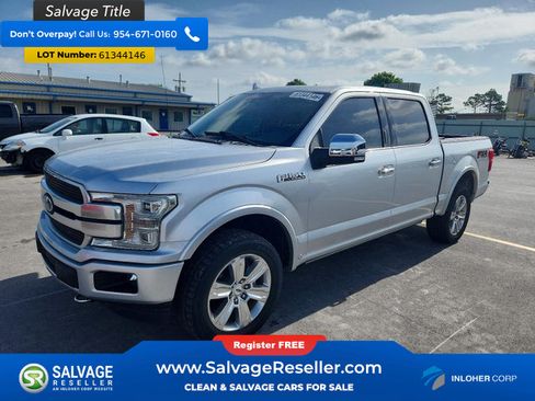 Used 2018 Ford F150 Platinum w/ Equipment Group 701A Luxury AWD/4WD image 1