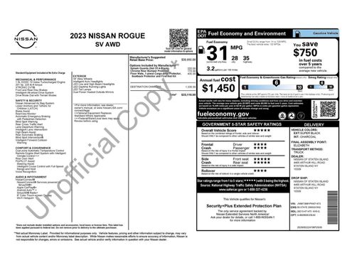 Used 2023 Nissan Rogue SV AWD/4WD image 11
