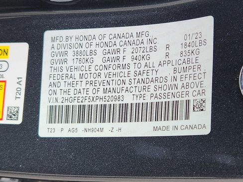 Used 2023 Honda Civic Sport image 26
