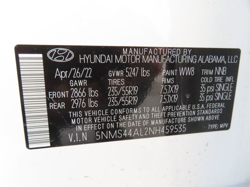 Used 2022 Hyundai Santa Fe Limited image 31