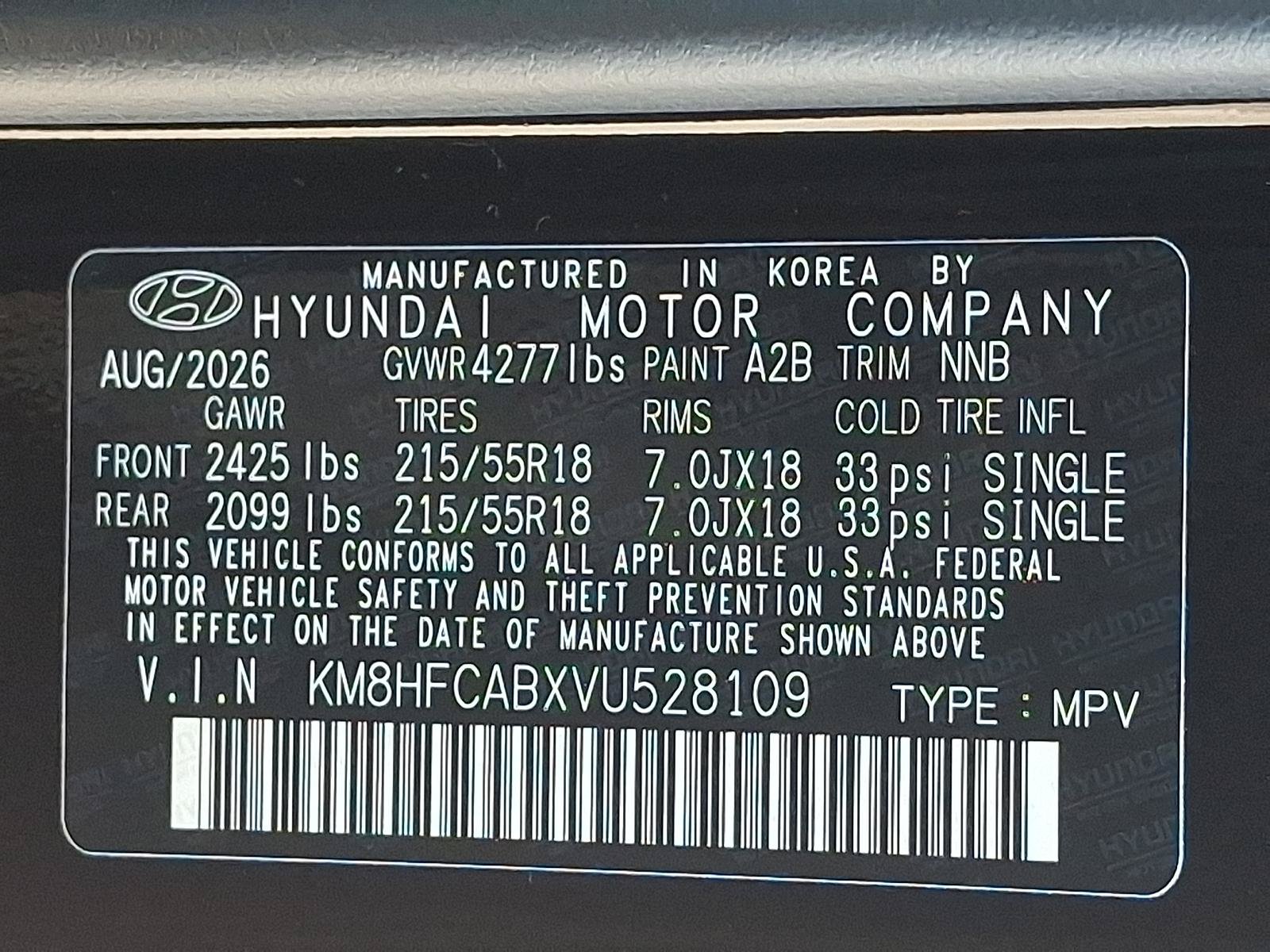 New 2027 Hyundai Kona SEL Sport AWD/4WD image 16