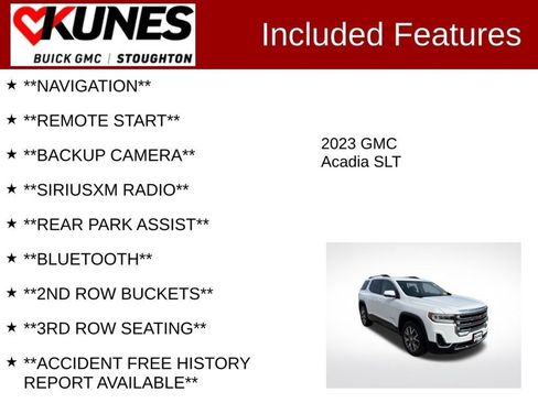 Used 2023 GMC Acadia SLT AWD/4WD image 4