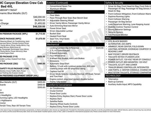 Certified 2023 GMC Canyon Elevation w/ Elevation Premium Package AWD/4WD image 7