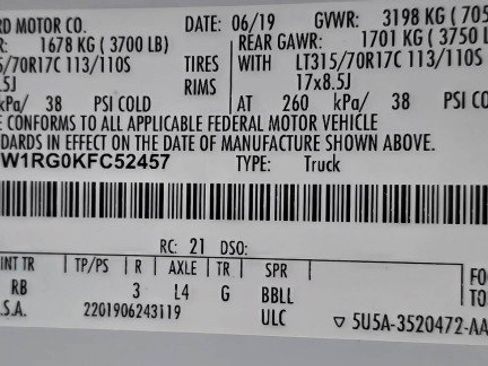 Used 2019 Ford F150 Raptor w/ Equipment Group 802A Luxury AWD/4WD image 47