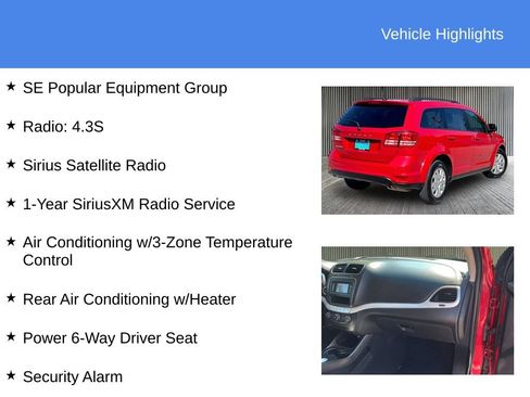 Used 2020 Dodge Journey SE w/ SE Popular Equipment Group FWD image 5