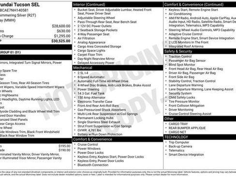 Certified 2022 Hyundai Tucson SEL image 26