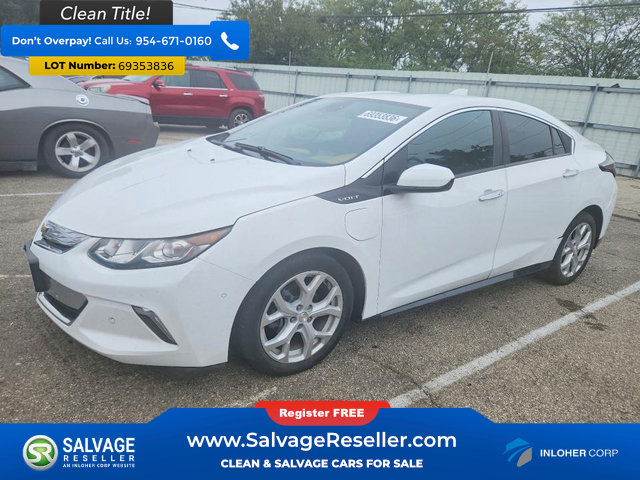 Used 2017 Chevrolet Volt Premier w/ Driver Confidence II Package FWD image 1