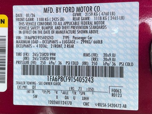 New 2026 Ford Mustang GT Premium image 49