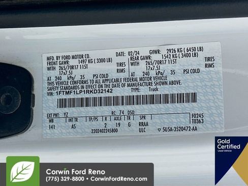 Certified 2024 Ford F150 XL image 32