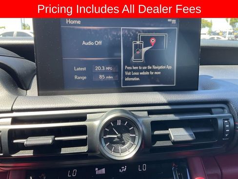 Used 2024 Lexus IS 350 F Sport w/ Memory Package RWD image 12
