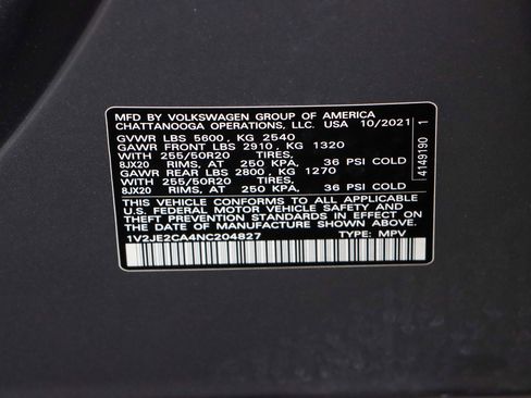 Used 2022 Volkswagen Atlas Cross Sport SE image 33