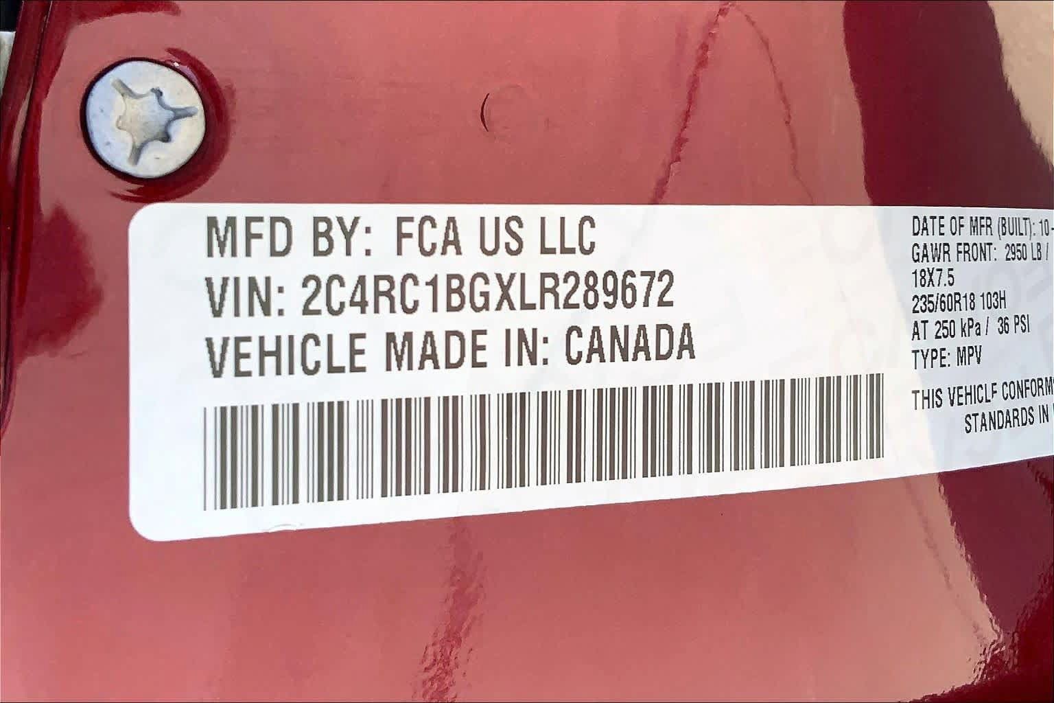 Used 2020 Chrysler Pacifica Touring-L w/ S Appearance Package FWD image 32