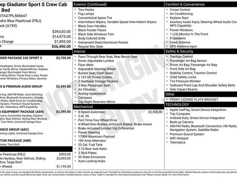 Used 2023 Jeep Gladiator Sport image 21