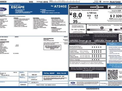 Used 2024 Ford Escape Active w/ Tech Pack #1 image 32