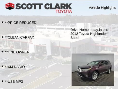 Used 2012 Toyota Highlander FWD w/ Tech Pkg image 7
