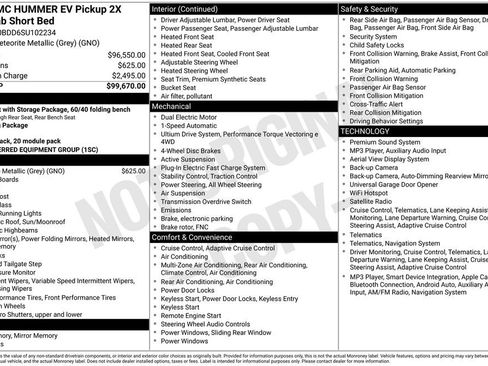 Used 2025 GMC Hummer EV 2X AWD/4WD image 6