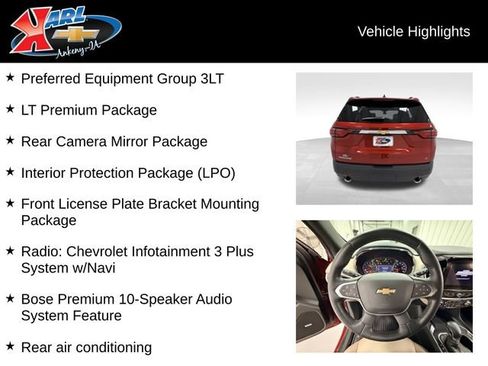 Certified 2023 Chevrolet Traverse LT w/ LT Premium Package FWD image 2