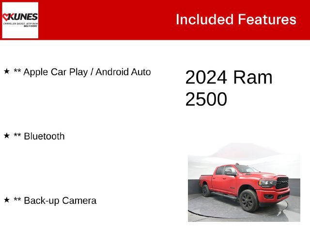 Used 2024 RAM 2500 Big Horn w/ Night Edition AWD/4WD image 3