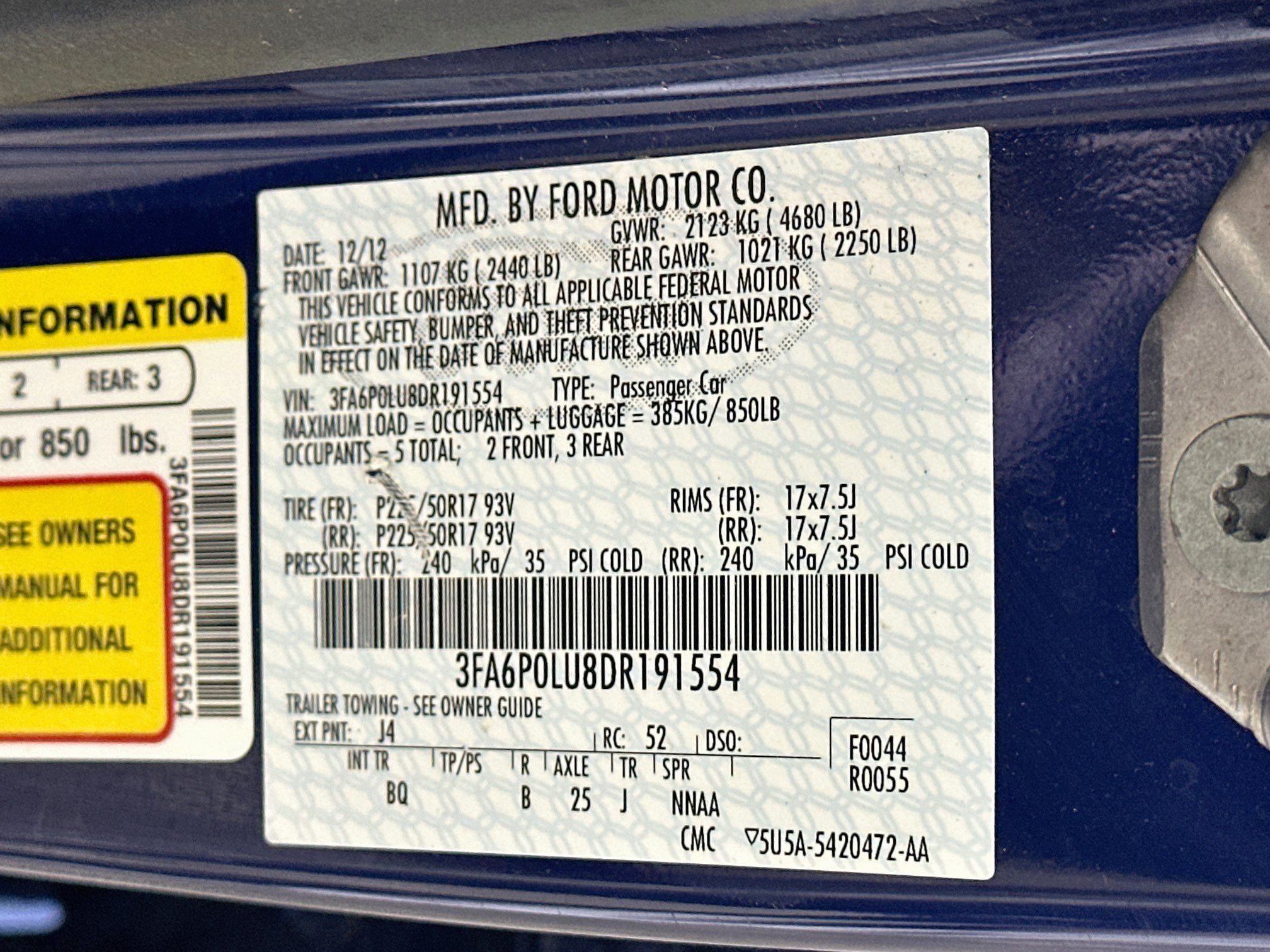 Used 2013 Ford Fusion SE FWD image 12