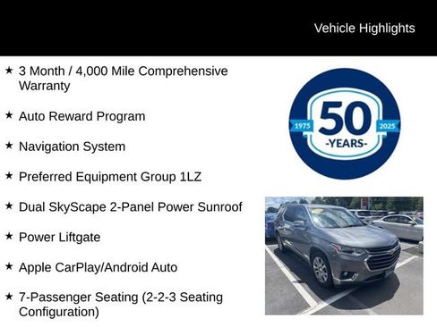 Used 2019 Chevrolet Traverse Premier w/ LPO, Floor Liner Package AWD/4WD image 5