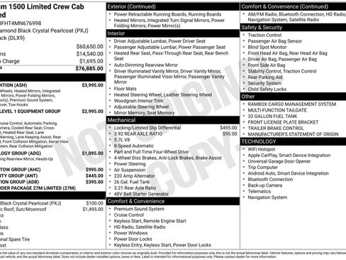 Used 2021 RAM 1500 Limited w/ Night Edition image 30