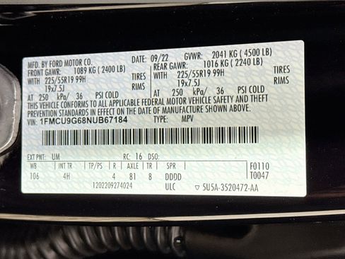 Used 2022 Ford Escape SE w/ SE Sport Appearance Package AWD/4WD image 26