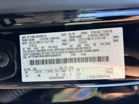 Used 2024 Ford F150 Raptor image 34