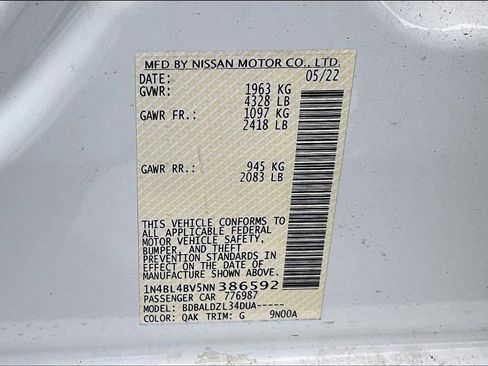 Used 2022 Nissan Altima 2.5 S FWD image 33