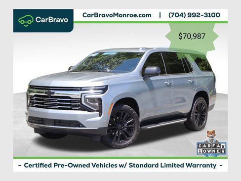 Certified 2025 Chevrolet Tahoe Premier AWD/4WD image 1