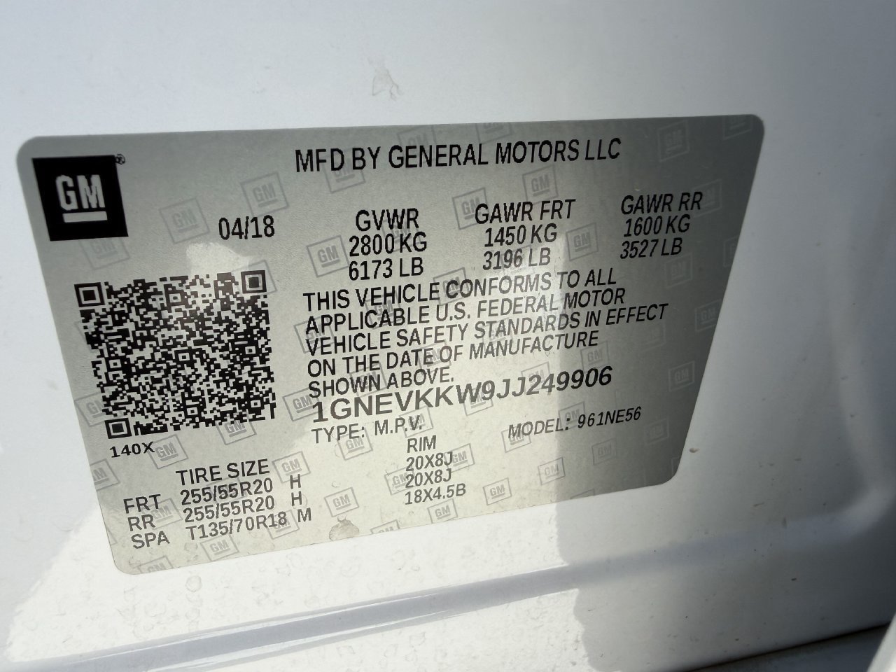 Used 2018 Chevrolet Traverse High Country AWD/4WD image 32