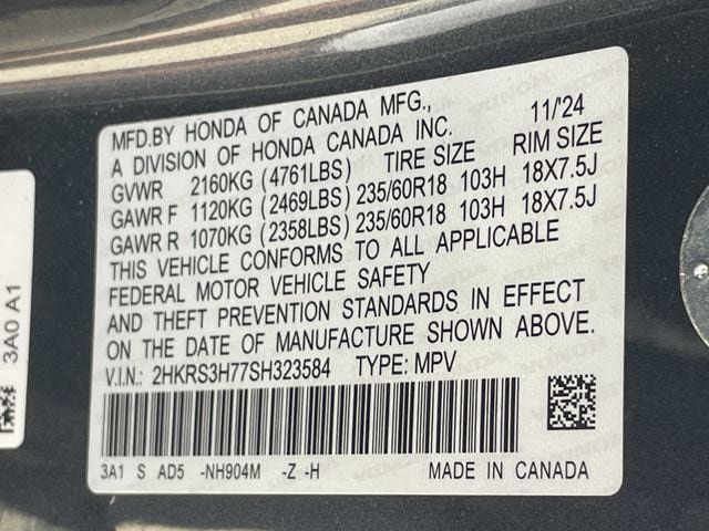 Certified 2025 Honda CR-V EX-L image 30