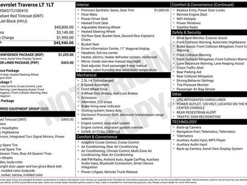 New 2026 Chevrolet Traverse LT w/ Driver Confidence Package image 2