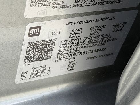 Used 2026 Chevrolet Silverado 1500 Custom w/ LPO, Dark Essentials Package image 27