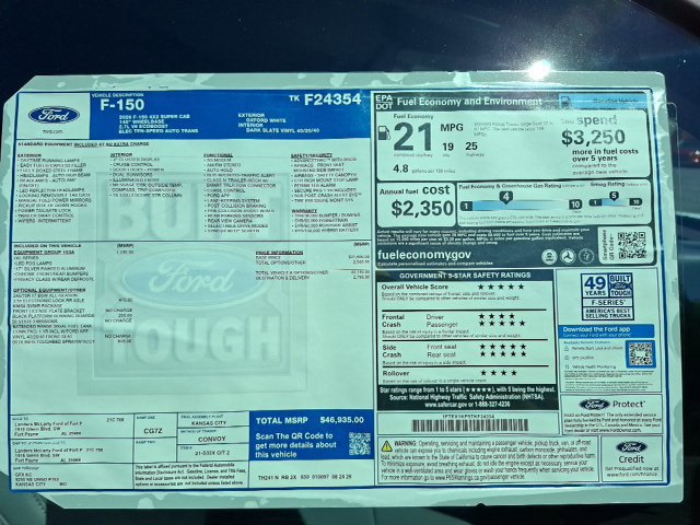 New 2026 Ford F150 XL w/ Equipment Group 103A High RWD image 33