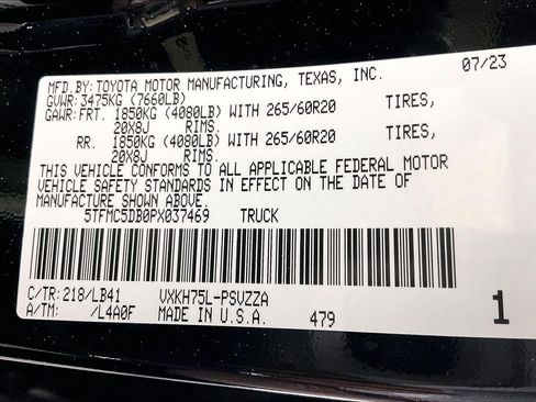 Used 2023 Toyota Tundra 1794 Edition image 34